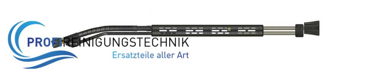 Doppelstrahlrohre mit umspritzter Isolierung  ST-85 Push & Pull Lanze mit ergonomischer Drehverschraubung Passend für Servopress Spritzpistolen Stahl verzinkt